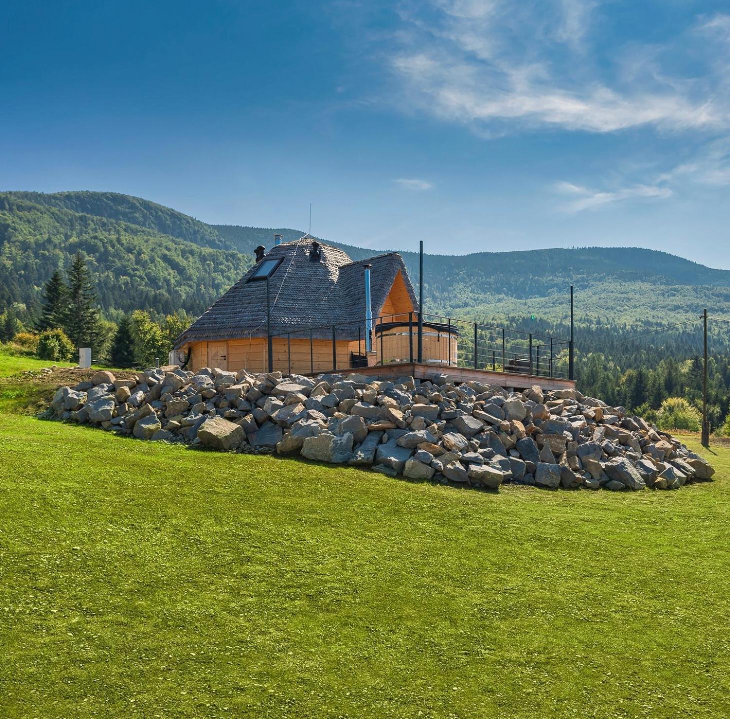 Osada Poli Zawoja - Panoramiczny Domek Z Prywatna Balia I Hydromasazem Skawica  Экстерьер фото